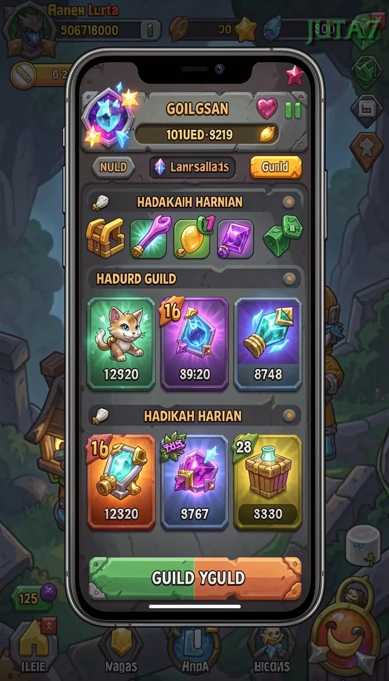 Cuplikan layar QQ222 — aktivitas